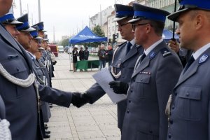 Święto Policji na Placu Biegańskiego w Częstochowie.