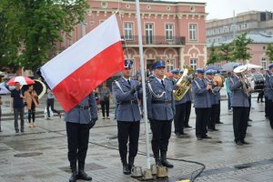 Święto Policji w Częstochowie. Uroczystości na Placu Biegańskiego.