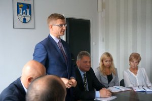 Spotkanie w Urzędzie Miasta Częstochowy.