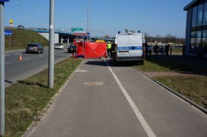 Tragiczny wypadek z udziałem motocyklisty